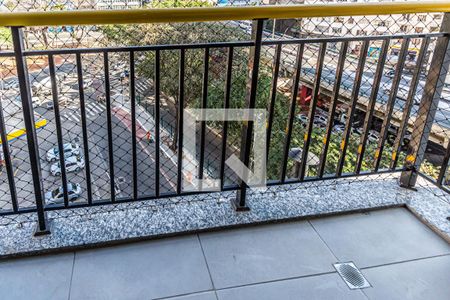 Varanda de kitnet/studio para alugar com 1 quarto, 26m² em Campos Elíseos, São Paulo