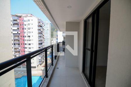 Varanda da Sala de apartamento à venda com 2 quartos, 62m² em Tijuca, Rio de Janeiro