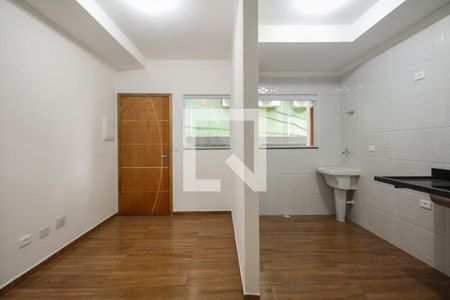 Sala  de apartamento à venda com 1 quarto, 28m² em Vila Antonina, São Paulo