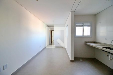 Sala/Cozinha de apartamento à venda com 2 quartos, 106m² em Vila Camilopolis, Santo André