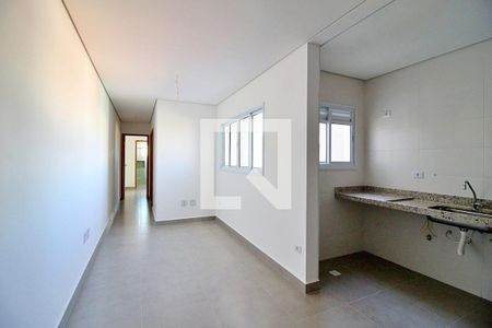 Sala/Cozinha de apartamento à venda com 2 quartos, 106m² em Vila Camilopolis, Santo André