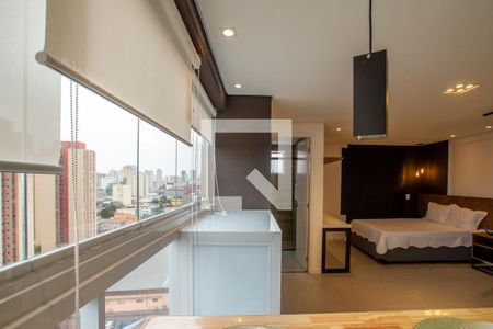 Sala/Cozinha de apartamento à venda com 1 quarto, 37m² em Vila das Palmeiras, Guarulhos