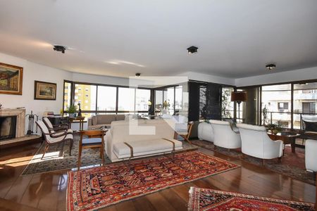 Sala de apartamento à venda com 4 quartos, 285m² em Paraíso do Morumbi, São Paulo