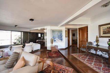Sala de apartamento à venda com 4 quartos, 285m² em Paraíso do Morumbi, São Paulo