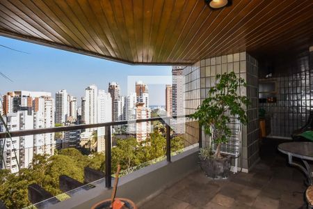 Varanda de apartamento à venda com 4 quartos, 285m² em Paraíso do Morumbi, São Paulo