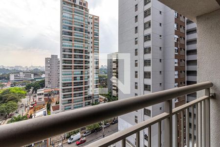 Varanda de kitnet/studio para alugar com 1 quarto, 21m² em Moema, São Paulo