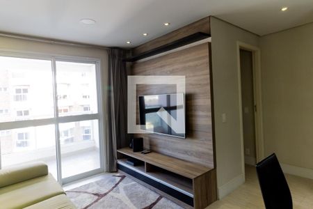 Sala de Estar de apartamento à venda com 2 quartos, 64m² em Vila Andrade, São Paulo