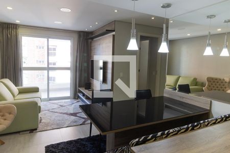 Sala de Estar de apartamento à venda com 2 quartos, 64m² em Vila Andrade, São Paulo