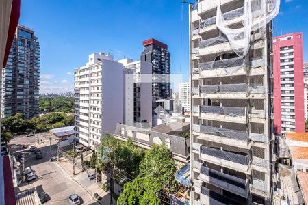 Vista da Varanda  de apartamento à venda com 1 quarto, 32m² em Pinheiros, São Paulo