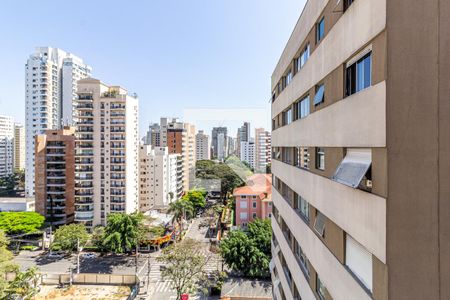 Vista de kitnet/studio à venda com 1 quarto, 24m² em Indianópolis, São Paulo