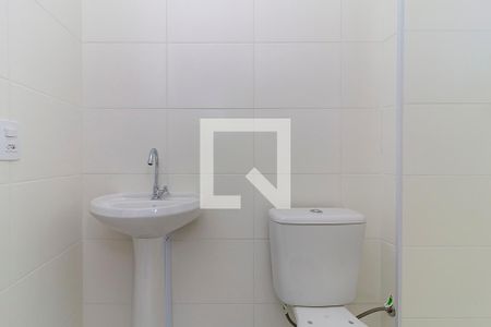 Banheiro da Suíte de apartamento para alugar com 1 quarto, 28m² em Vila das Belezas, São Paulo
