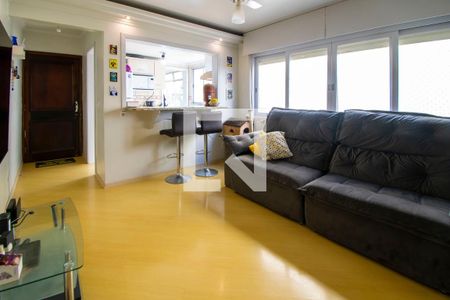 Sala de Estar de apartamento à venda com 2 quartos, 57m² em Menino Deus, Porto Alegre