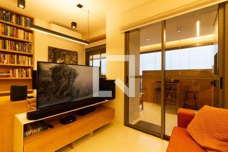 Sala - Sacada de apartamento à venda com 1 quarto, 67m² em Barra Funda, São Paulo