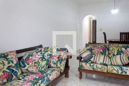 Sala de apartamento para alugar com 3 quartos, 96m² em Jardim Três Marias, Guarujá