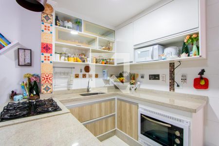 Cozinha de apartamento à venda com 2 quartos, 110m² em Jardim Cristiane, Santo André