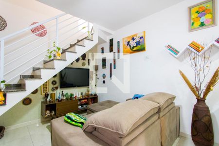 Sala de apartamento à venda com 2 quartos, 110m² em Jardim Cristiane, Santo André