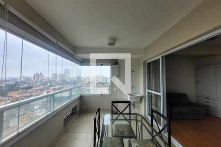 Varanda/Área de serviço de apartamento para alugar com 1 quarto, 44m² em Vila Dom Pedro I, São Paulo