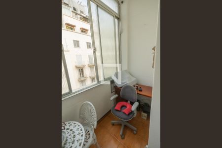 Varanda da Sala de apartamento à venda com 3 quartos, 98m² em Vila Buarque, São Paulo