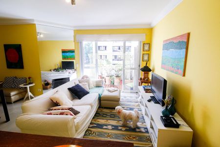 Sala de apartamento à venda com 2 quartos, 74m² em Real Parque, São Paulo