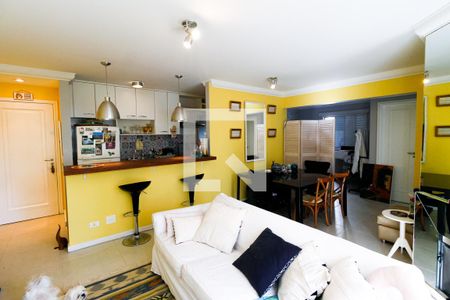 Sala de apartamento à venda com 2 quartos, 74m² em Real Parque, São Paulo