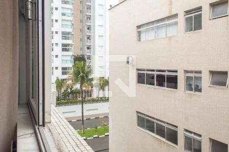 Vista da Sala de apartamento para alugar com 3 quartos, 92m² em Jardim Santa Genoveva, Guarujá