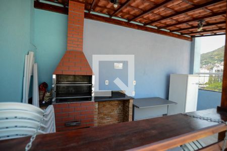 Área comum - Churrasqueira de apartamento para alugar com 2 quartos, 78m² em Tijuca, Rio de Janeiro