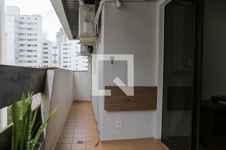 Sacada de apartamento para alugar com 1 quarto, 66m² em Boqueirão, Santos