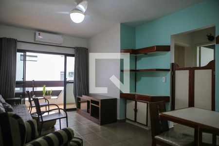 Sala de apartamento para alugar com 1 quarto, 66m² em Boqueirão, Santos