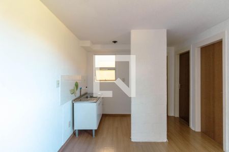Sala/Cozinha de apartamento à venda com 2 quartos, 49m² em Aberta dos Morros, Porto Alegre