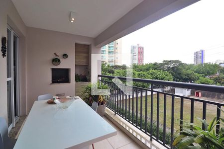 Varanda gourmet de apartamento à venda com 3 quartos, 128m² em Jardim, Santo André