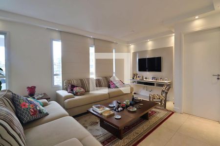 Sala de apartamento à venda com 3 quartos, 128m² em Jardim, Santo André