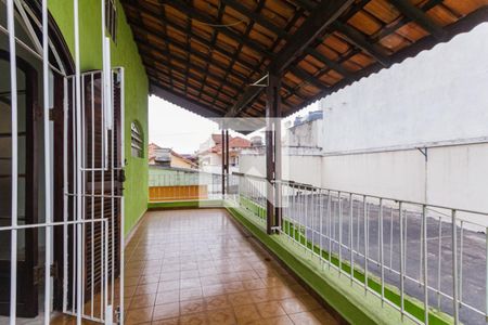 Varanda do Quarto 3 de casa à venda com 3 quartos, 218m² em Vila Guarani, Mauá
