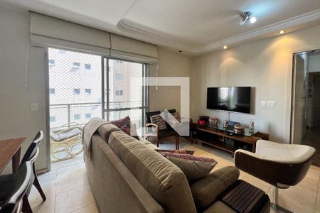 Sala de apartamento para alugar com 3 quartos, 116m² em Indianópolis, São Paulo