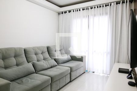 Sala de apartamento à venda com 3 quartos, 75m² em Vila Curuçá, Santo André