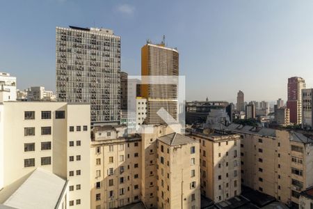 Sacada da Sala de apartamento para alugar com 1 quarto, 50m² em Centro, São Paulo