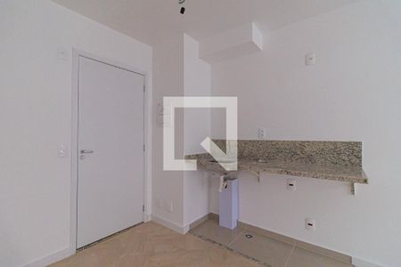 Cozinha de kitnet/studio para alugar com 1 quarto, 28m² em Bela Vista, São Paulo