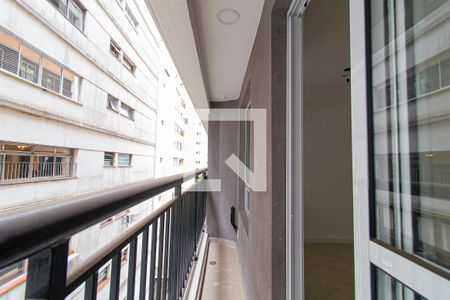 Sacada de kitnet/studio para alugar com 1 quarto, 28m² em Bela Vista, São Paulo