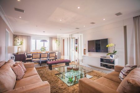 Sala de Estar de apartamento à venda com 4 quartos, 193m² em Mirandópolis, São Paulo
