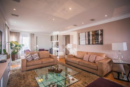 Sala de Estar de apartamento à venda com 4 quartos, 193m² em Mirandópolis, São Paulo