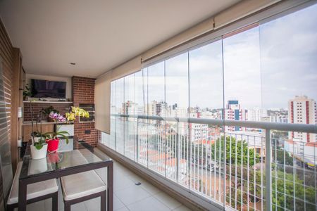 Varanda Gourmet de apartamento à venda com 4 quartos, 193m² em Mirandópolis, São Paulo