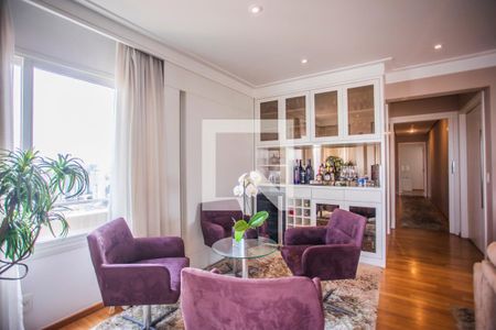 Sala de Estar de apartamento à venda com 4 quartos, 193m² em Mirandópolis, São Paulo