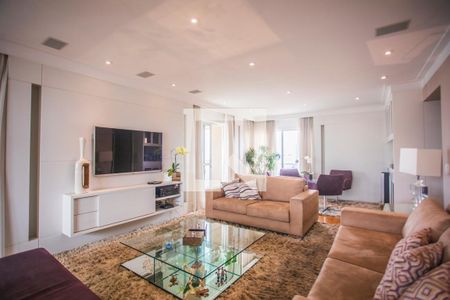 Sala de Estar de apartamento à venda com 4 quartos, 193m² em Mirandópolis, São Paulo