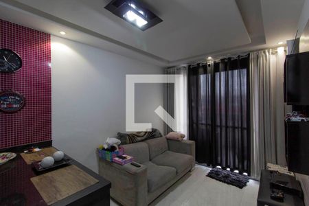 Sala e Cozinha Integrada de apartamento à venda com 1 quarto, 34m² em Jardim Colonial, São Paulo