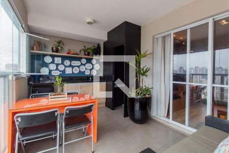 Varanda da Sala de apartamento à venda com 2 quartos, 75m² em Vila Andrade, São Paulo