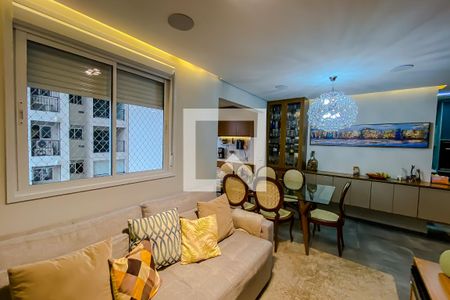 Sala  de apartamento à venda com 2 quartos, 68m² em Brás, São Paulo