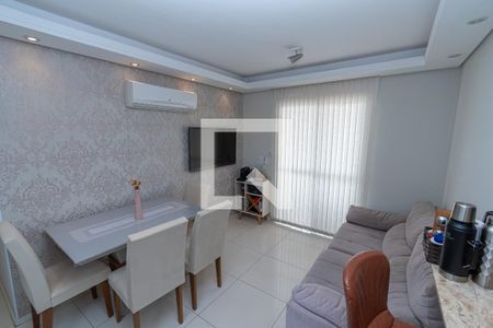Sala de Estar/Jantar de apartamento à venda com 2 quartos, 52m² em Bonfim, Campinas