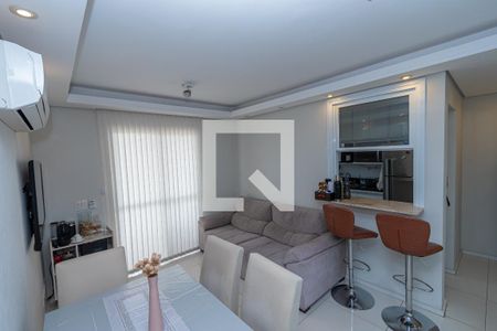 Sala de Estar/Jantar de apartamento à venda com 2 quartos, 52m² em Bonfim, Campinas