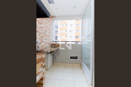 Varanda Gourmet  de apartamento à venda com 2 quartos, 59m² em Picanço, Guarulhos