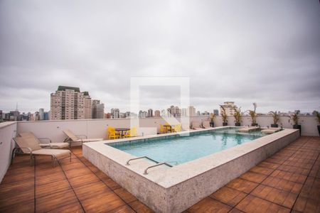 Studio para alugar com 24m², 1 quarto e sem vagaLounge - Piscina