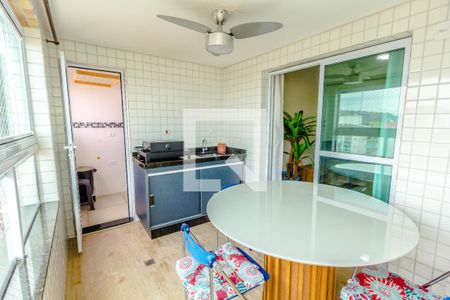 Varanda Gourmet de apartamento para alugar com 2 quartos, 86m² em Canto do Forte, Praia Grande